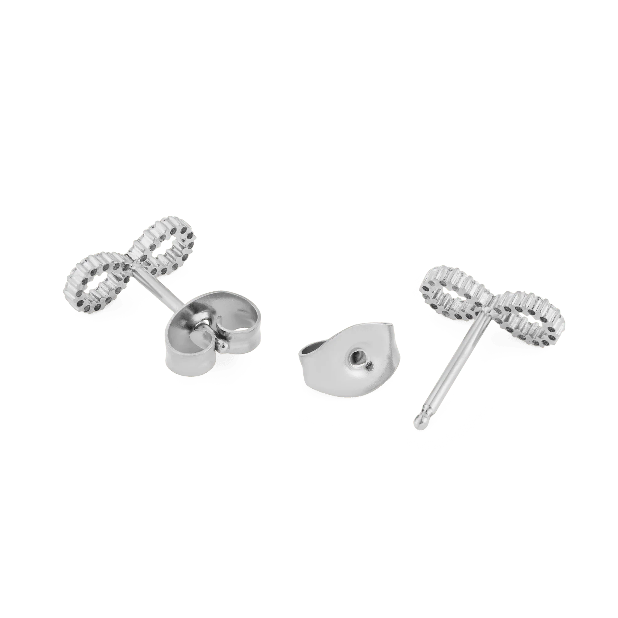 Mirelle Infinity Earrings Silver - Image 3