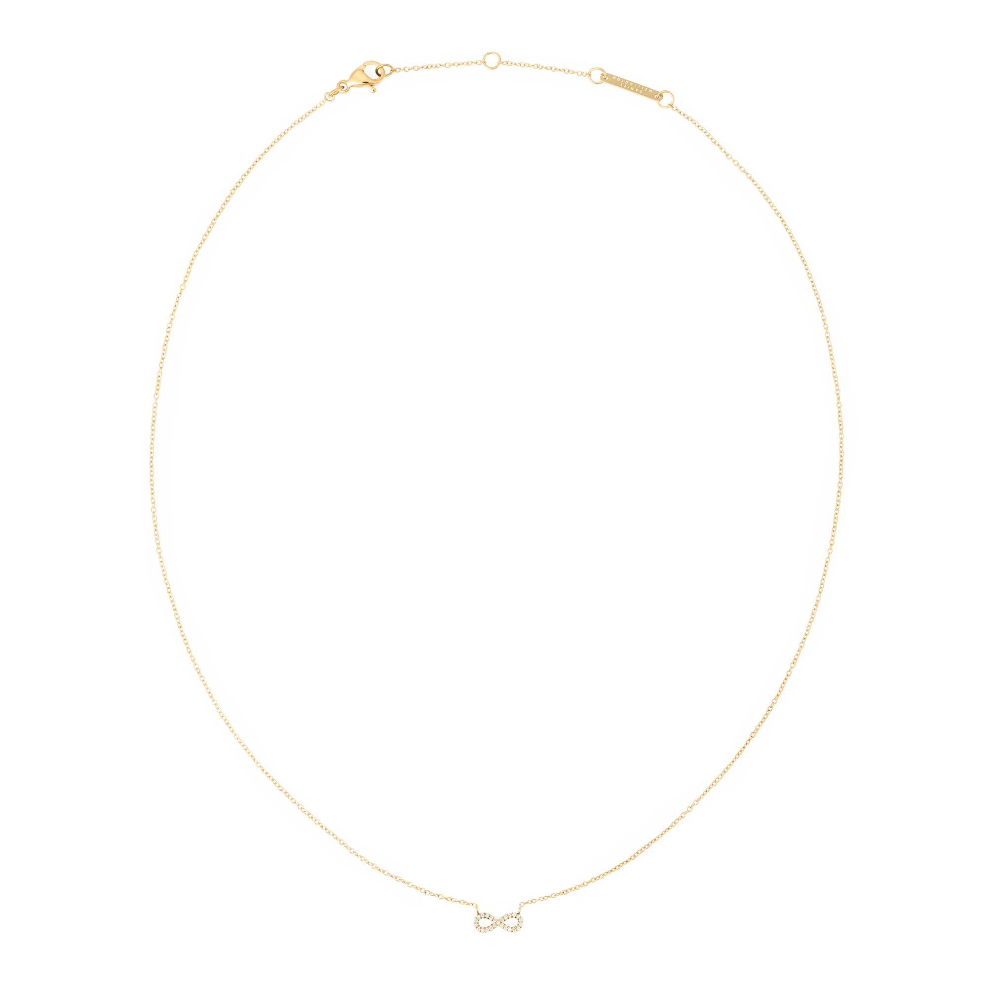 Mirelle Infinity Necklace Gold - Image 3