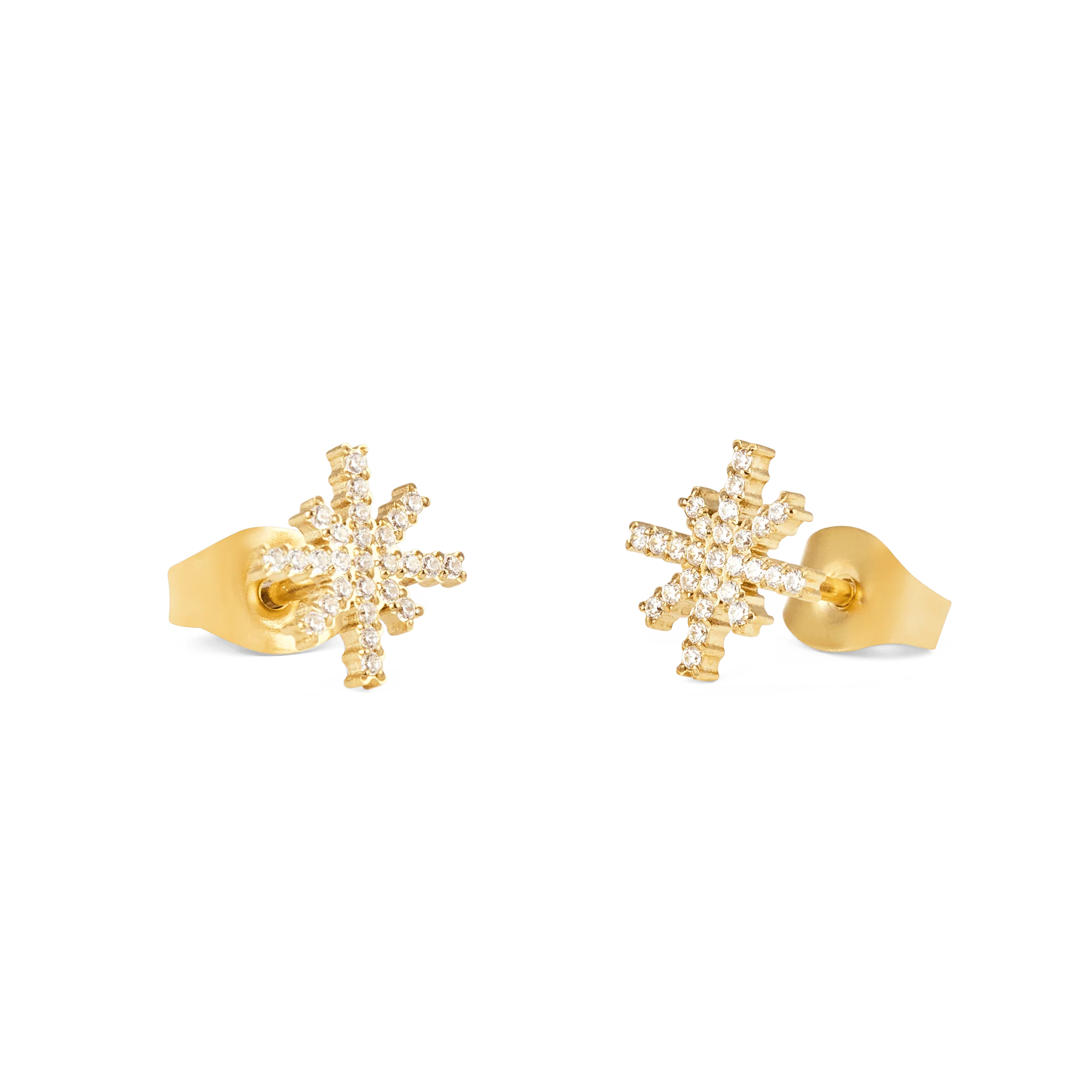 Mirelle Star Earrings Gold - Image 2