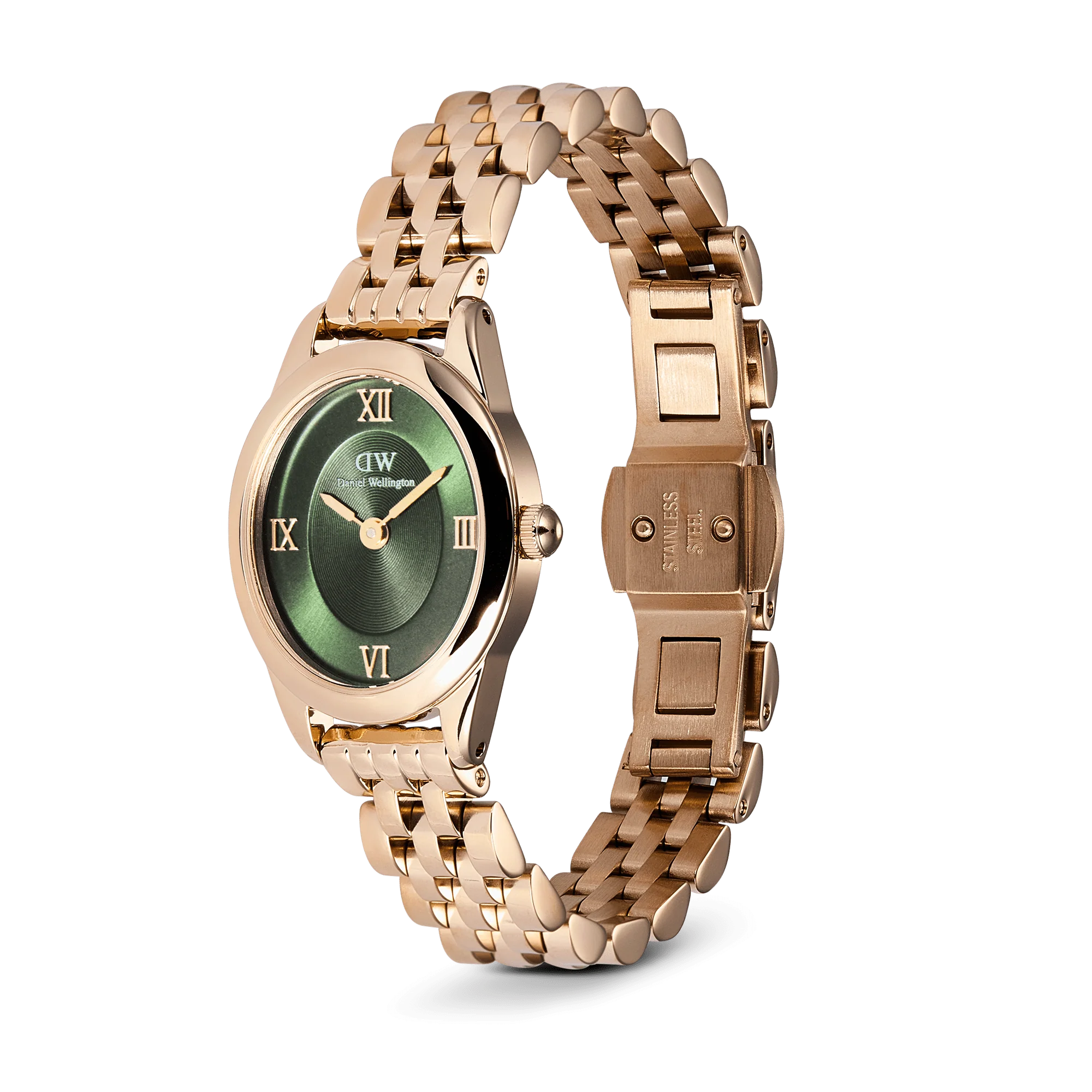 Ophelia Mini Emerald Rose Gold - Image 3