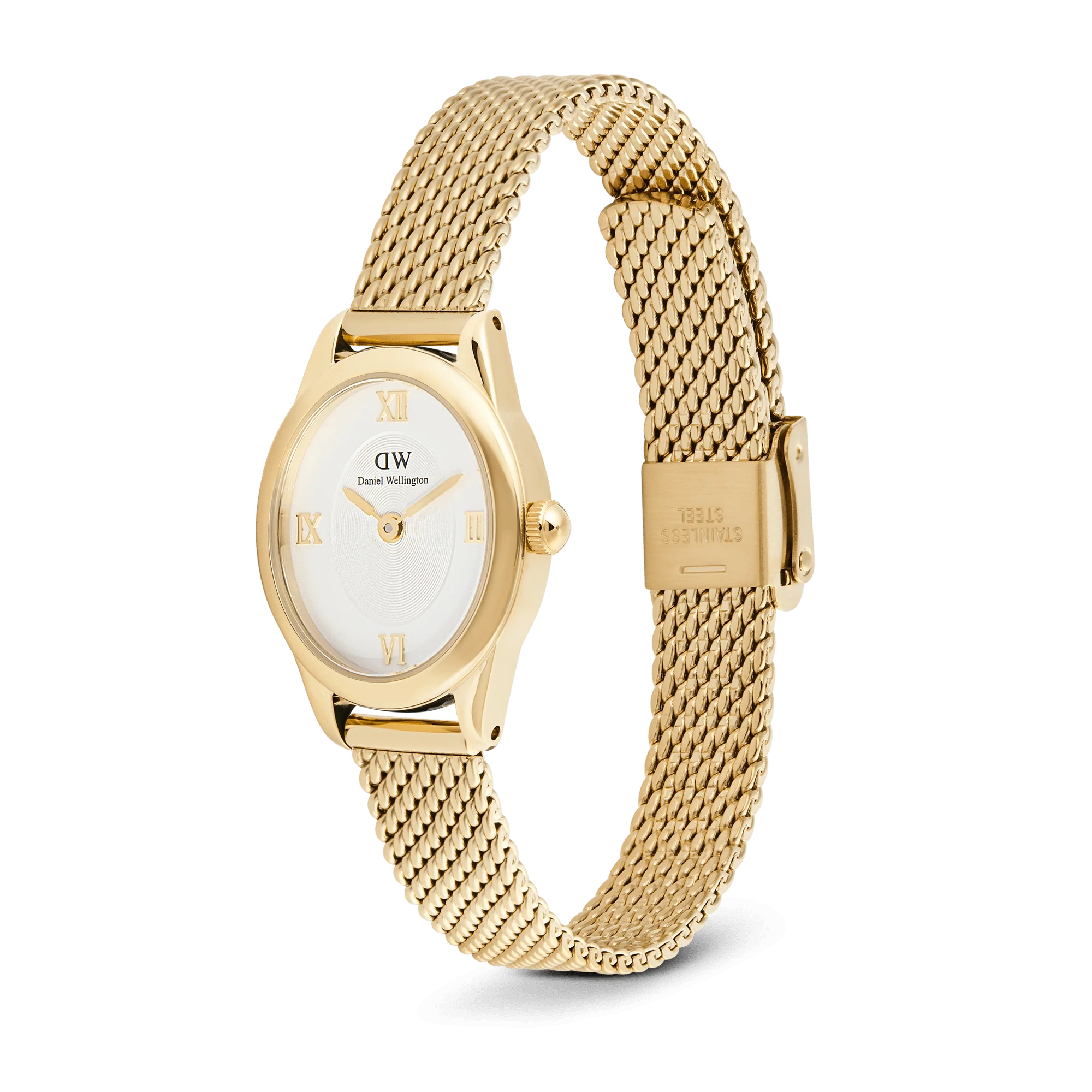 Ophelia Mini Mesh White Gold - Image 5