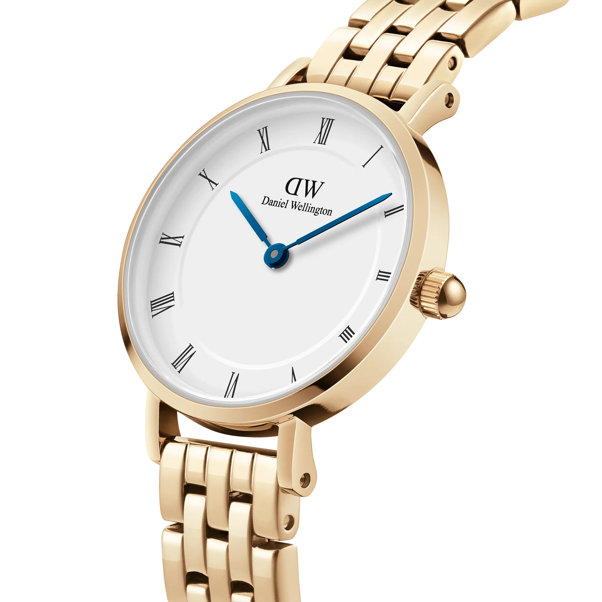 Petite Roman Numerals 5-Link Gold - Image 3