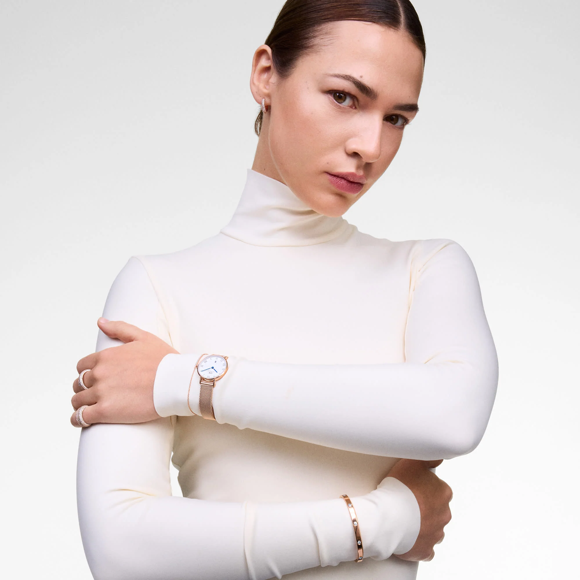 Mirelle Eternity Bracelet Rose Gold - Image 2