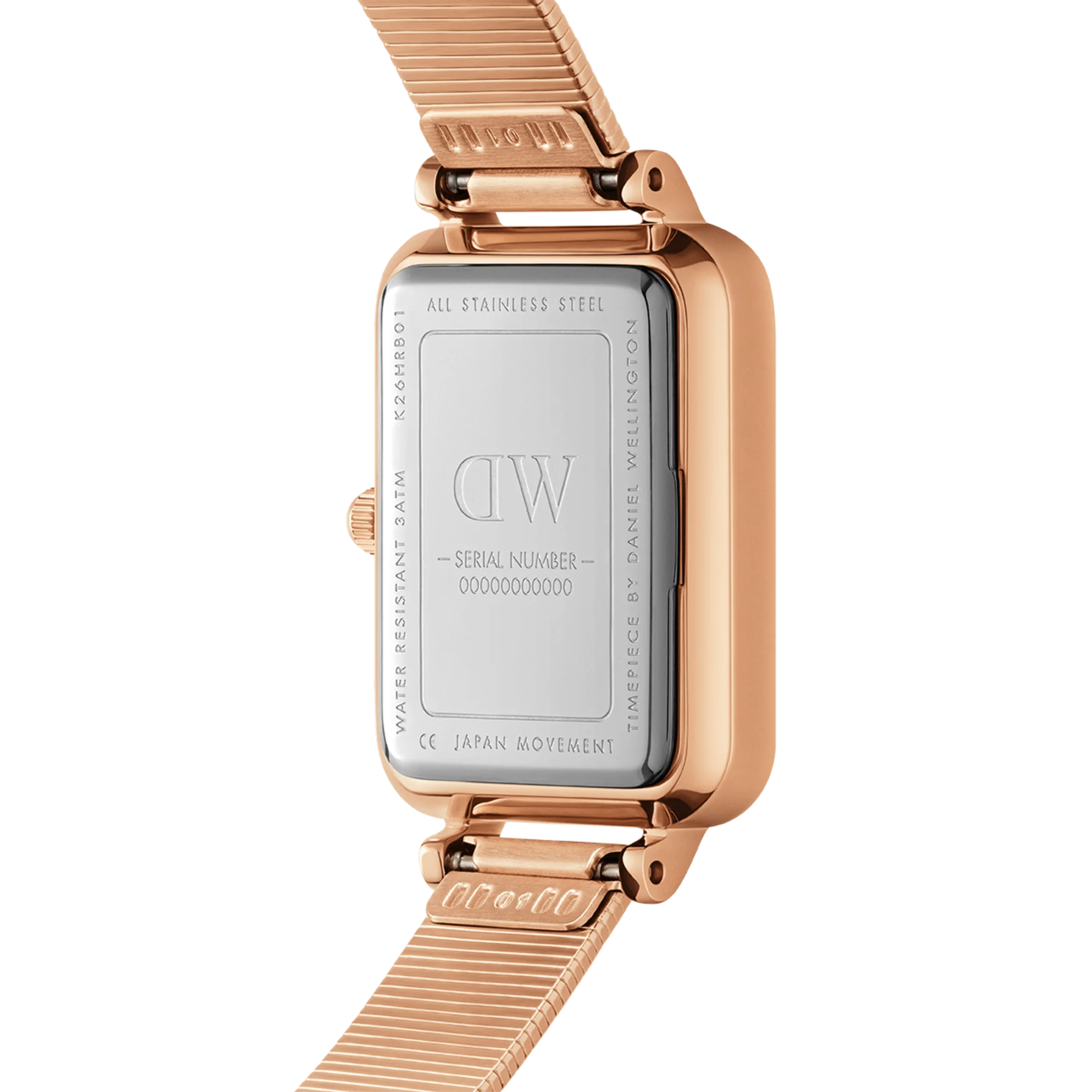 Quadro Lumine Pressed Piano Black MoP Rose Gold - Image 3