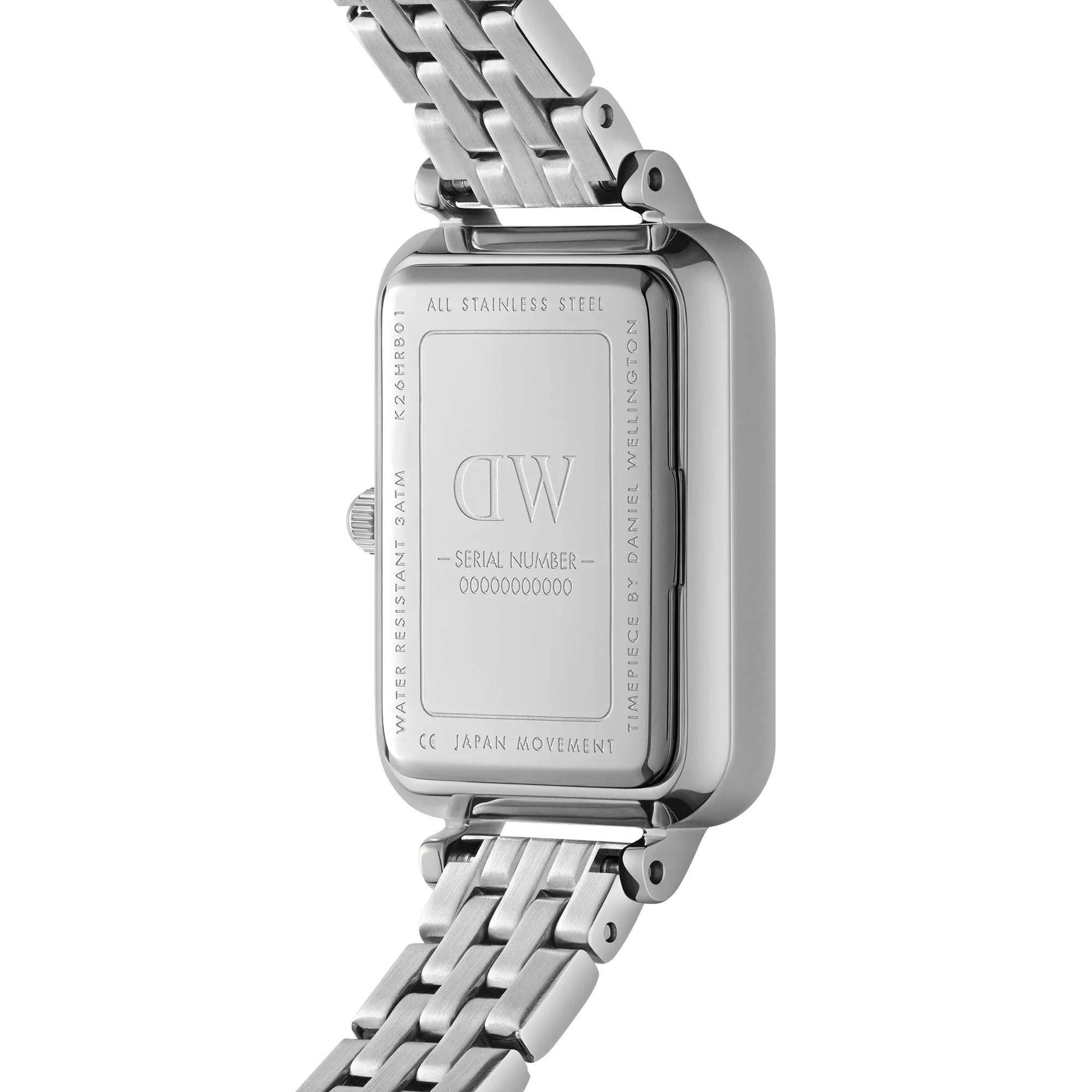 Quadro Roman Numerals 5-Link Silver - Image 6
