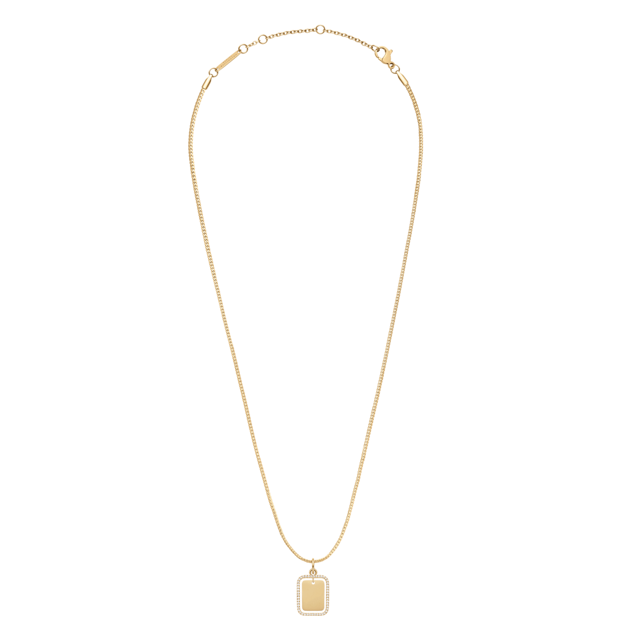 Rectangular Crystal Frame Pendant G - Image 3