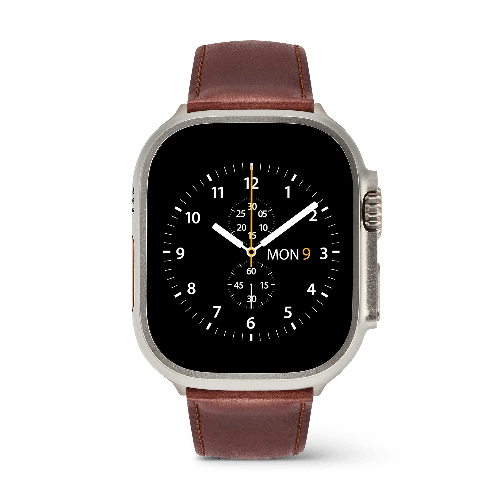 Smartwatch Leather Strap St Mawes Silver - Image 3