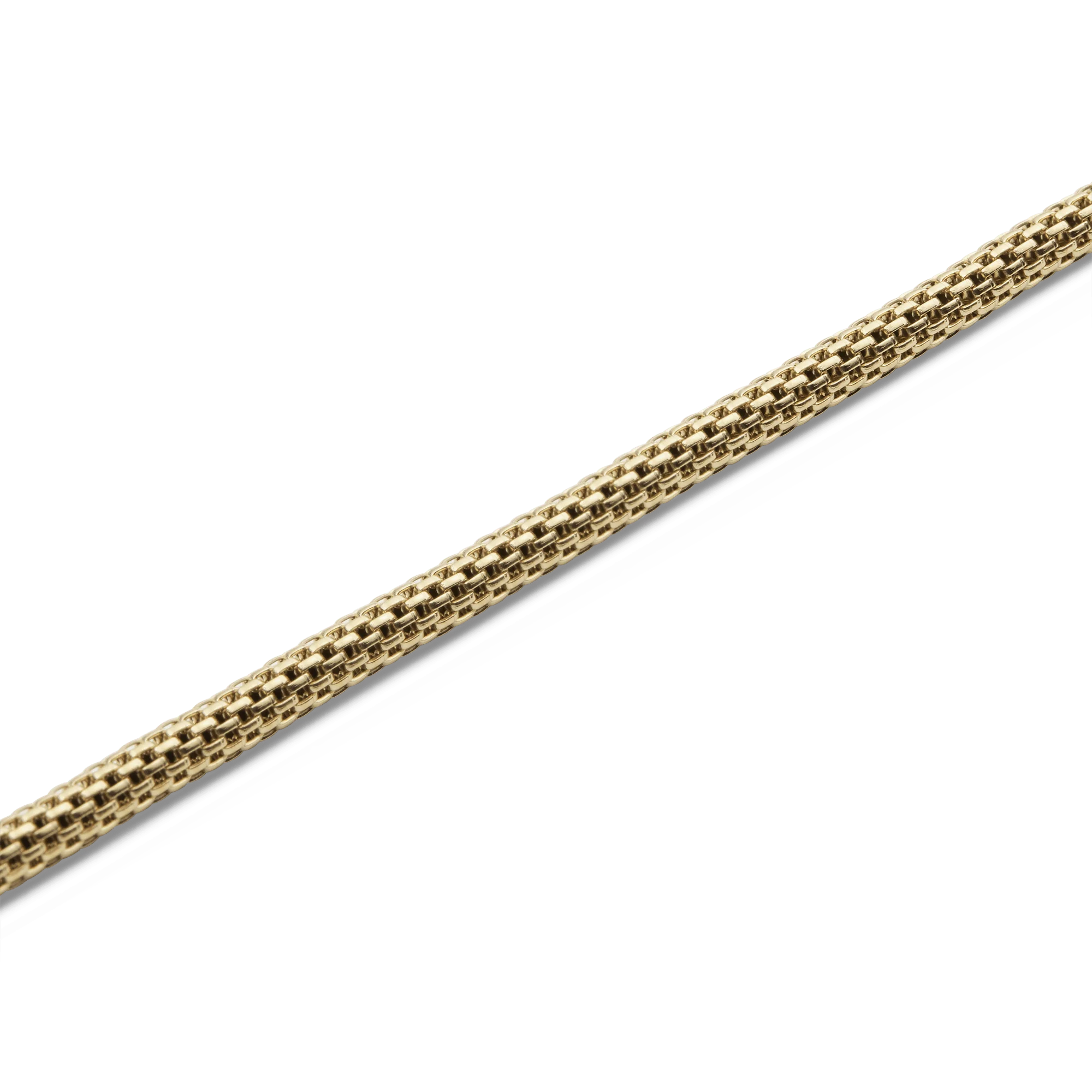 Tide Mesh Necklace Gold 2.8 - Image 3