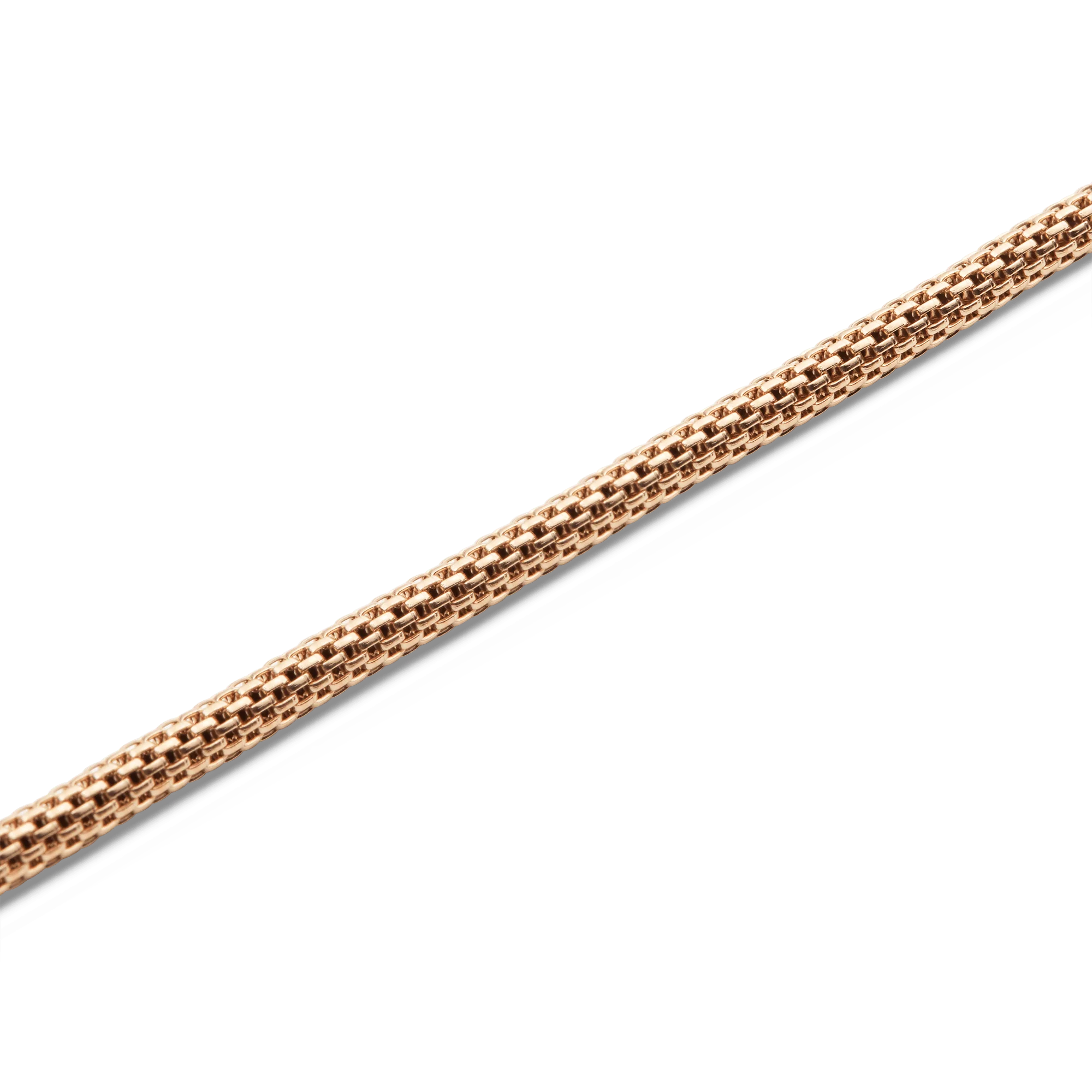 Tide Mesh Necklace Rose Gold 2.8 - Image 3
